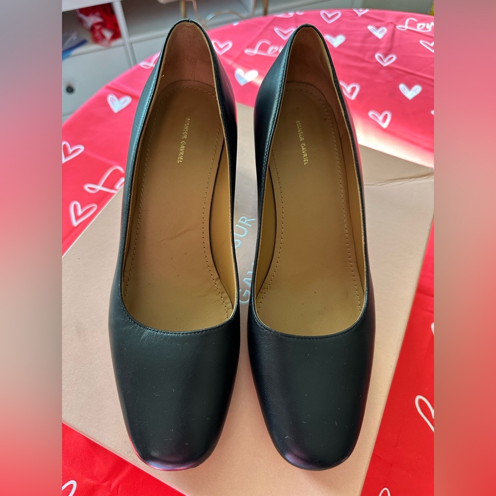 Mansur Gavriel black heels/wedges 39